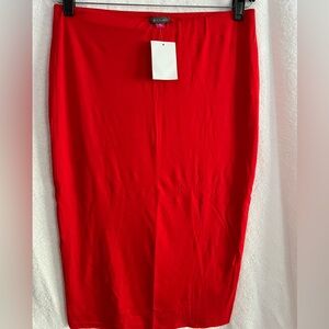 Red, Vince Camuto, pencil skirt, size medium